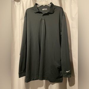 Nike Golf Men’s DryFit Long sleeve polo. Size XXL